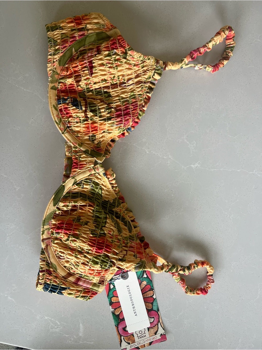 Farm Rio Smocked Bikini - NWT - Picture 5 of 7